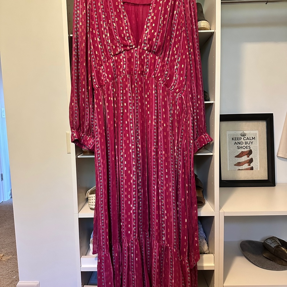 Oliphant Fuchsia Maxi Dress